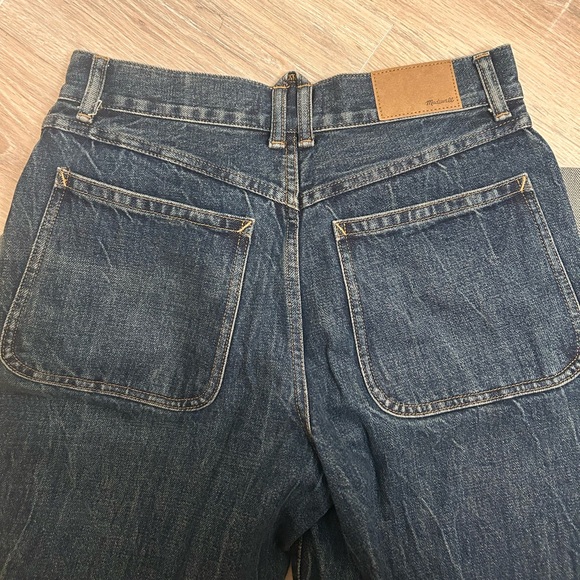 Madewell x Kaihara Denim Superwide-Leg Jeans in Karney Wash - Picture 6 of 6